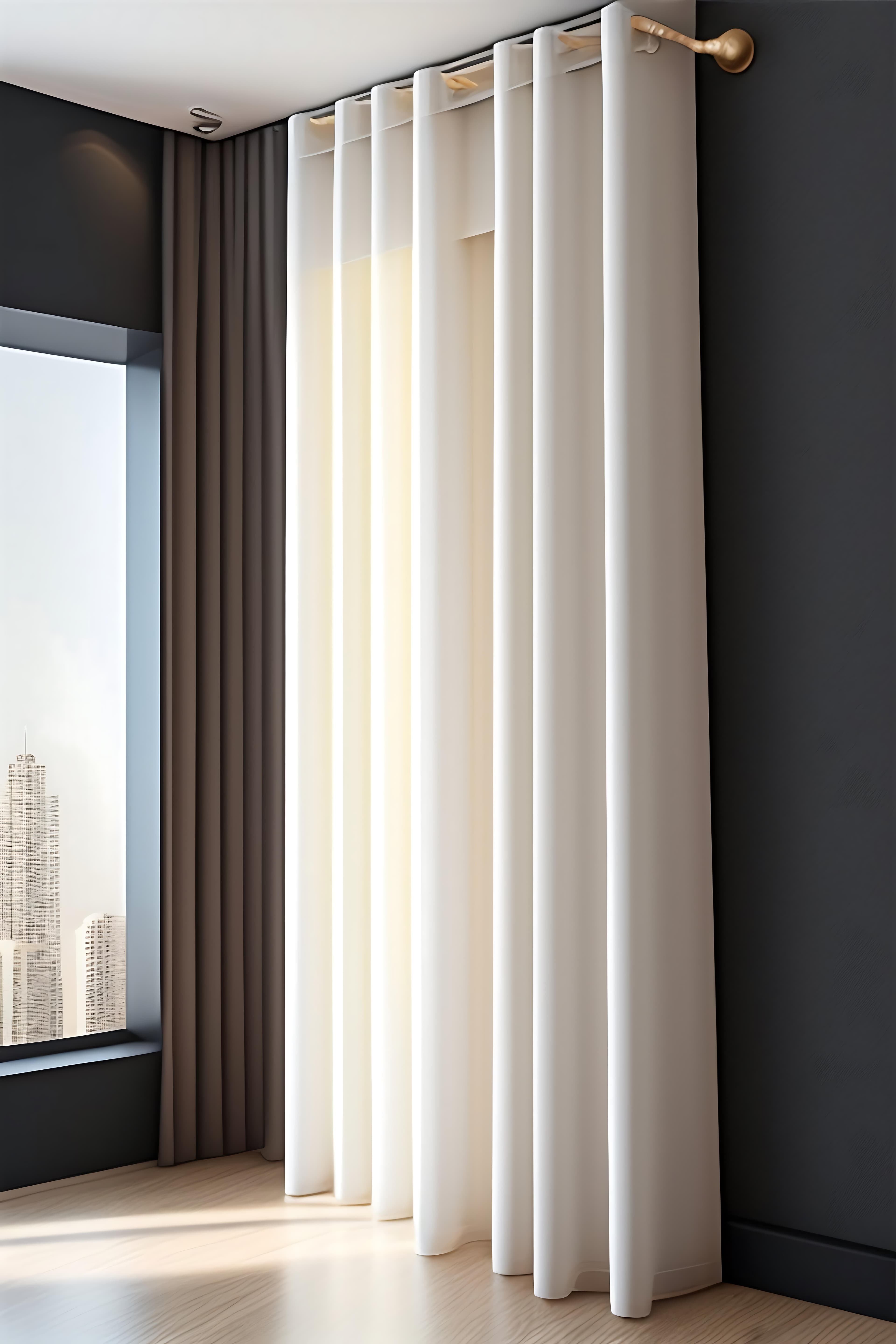 Mortorized curtains
